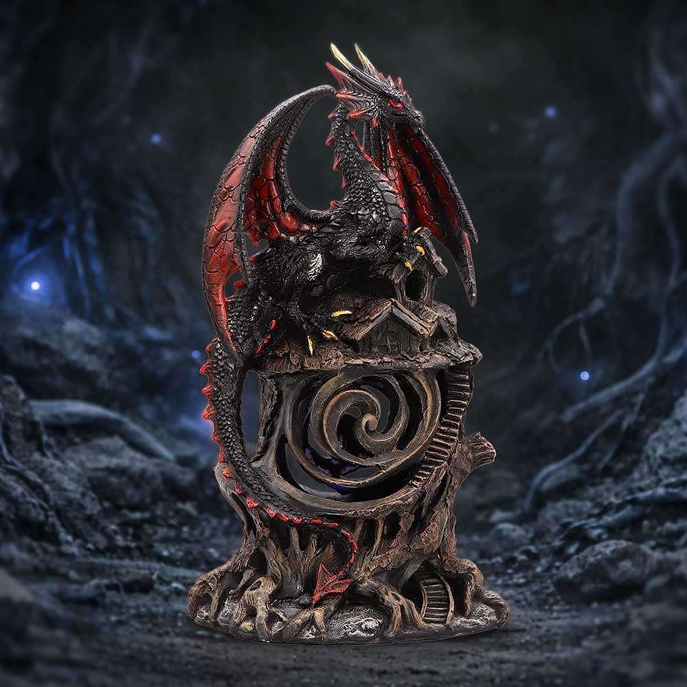 Nemesis Now - Midnight Warden Figurine - Dragon - Multicolours